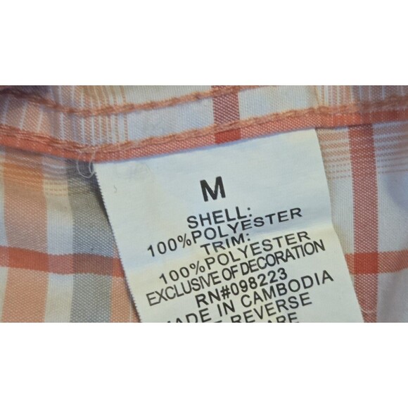 Magellan Outdoors Plaid Western Short Sleeve Shirt‎ Casual men's medium - Picture 6 of 9